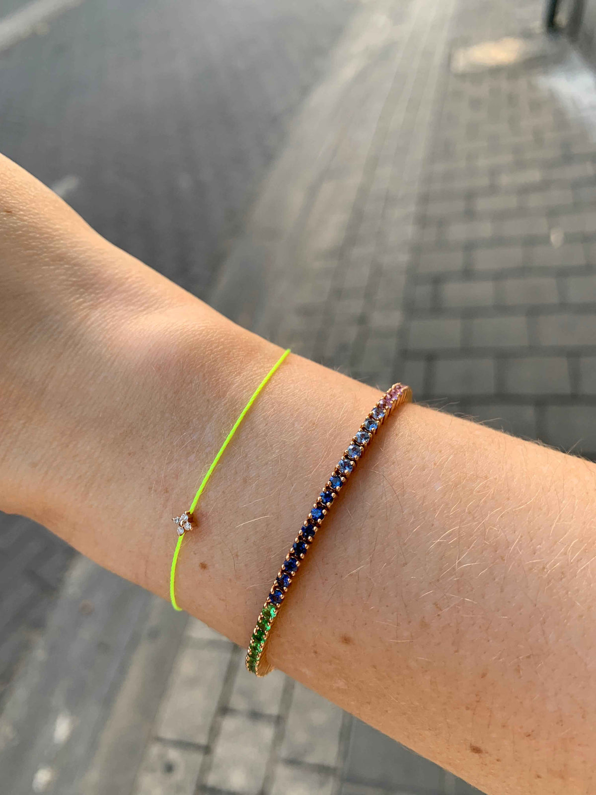 Sapphires Tennis Bracelet