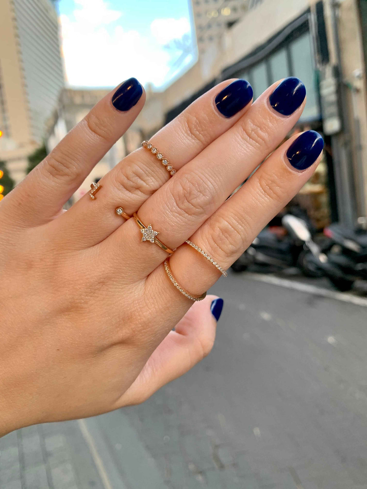 Diamond Star Ring