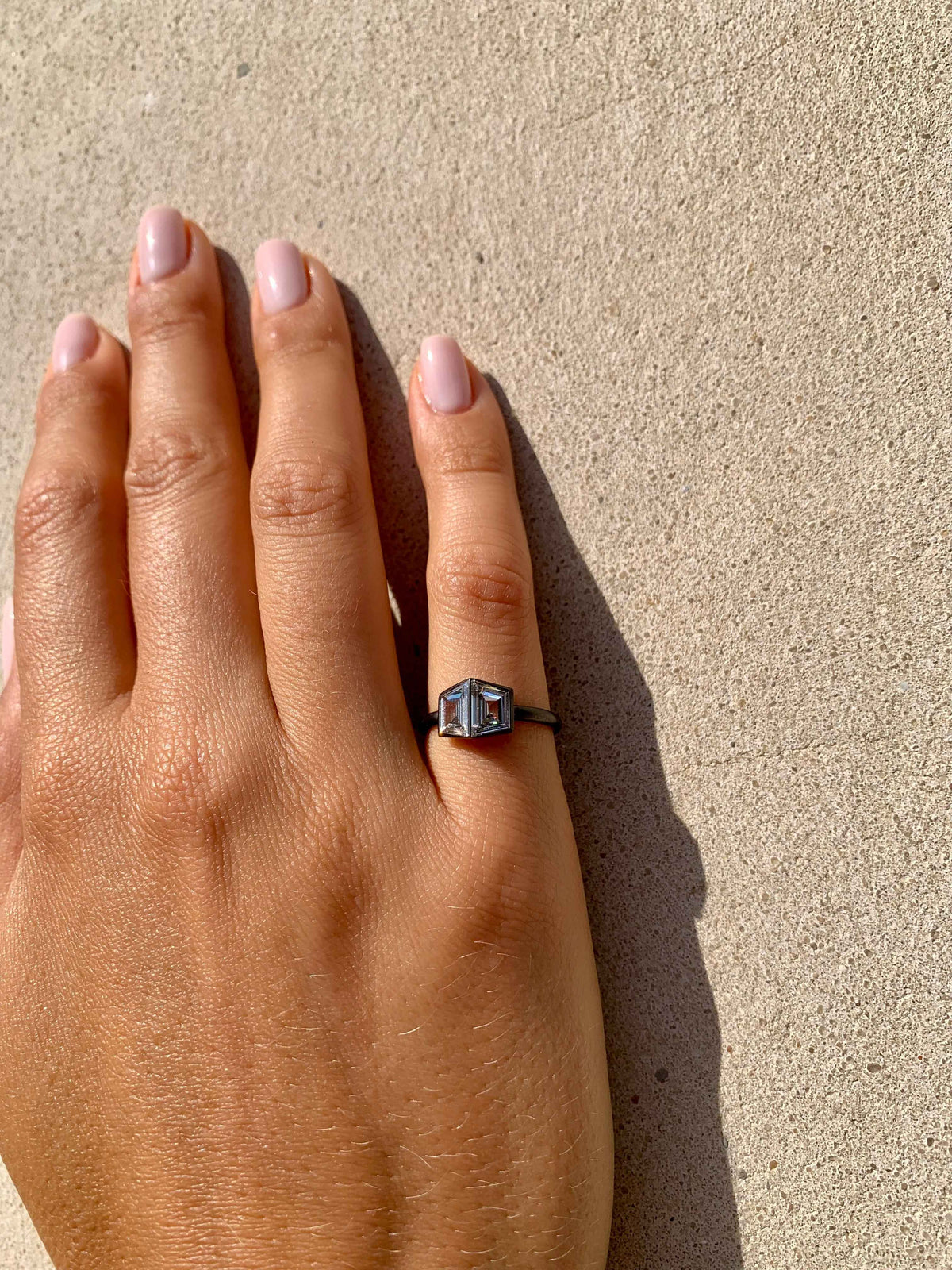 Trapezoids Fancy Ring