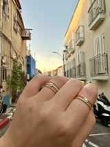 Double Bubble Halo Ring