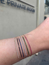 Brown Diamond Bar Bracelet