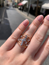 Floating Diamond Ring