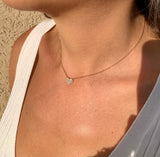 Pave Diamond Heart Necklace