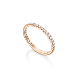 Diamond Infinity Ring rose gold