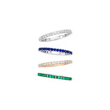 Emerald Infinity Ring layout