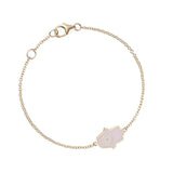 Enamel Protection Hamsa Hand 18K Gold Fine Jewelry