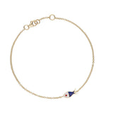 Enamel Tricolor Lucky Fish 18K Gold Fine Jewelry