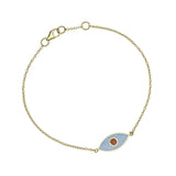Enamel Evil Eye Bracelet