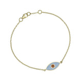 Enamel Evil Eye Bracelet