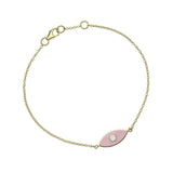 Enamel Evil Eye Bracelet