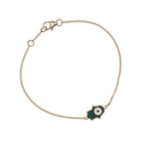 Enamel Protection Hamsa Hand 18K Gold Fine Jewelry