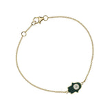 Enamel Protection Hamsa Hand 18K Gold Fine Jewelry