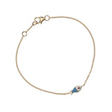 Enamel Tricolor Lucky Fish 18K Gold Fine Jewelry