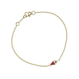 Enamel Tricolor Lucky Fish 18K Gold Fine Jewelry