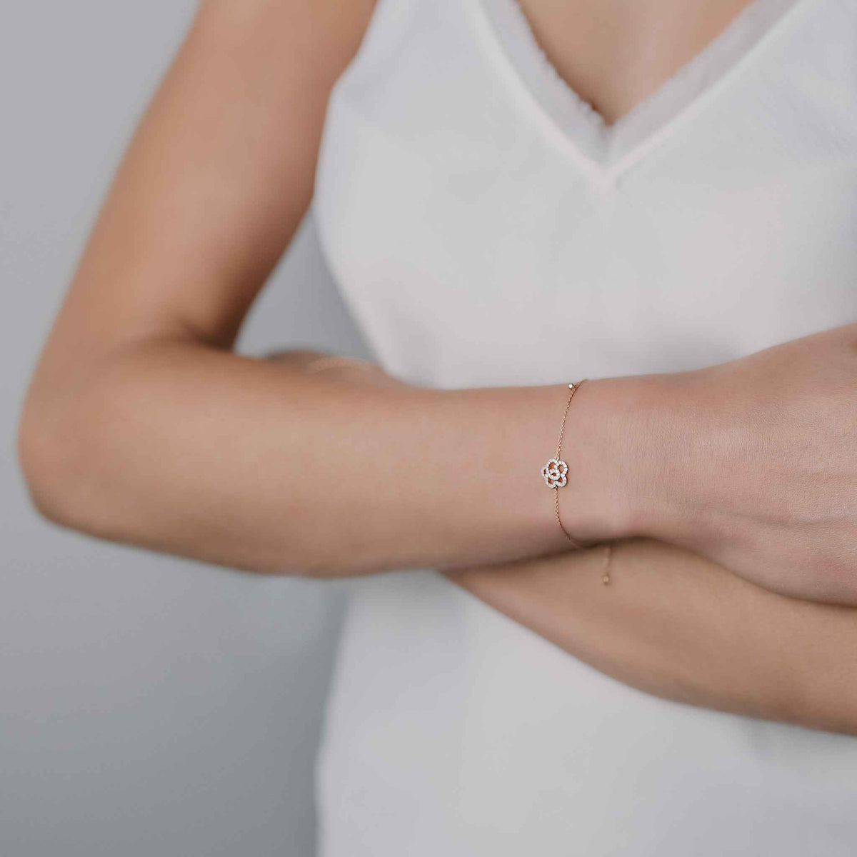 Diamond Fleur Bracelet