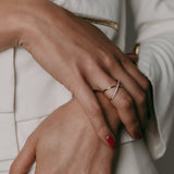 Diamond X Ring