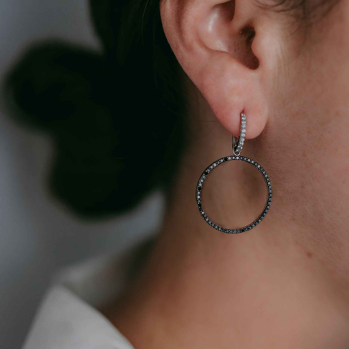Circle Drop Earrings