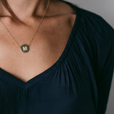 Diamond Initial round plate