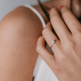 Open minimalist Flower Ring