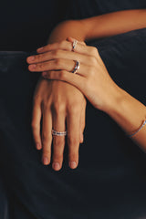 East-West Baguette Eternity Ring