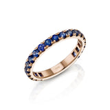 Sapphire Eternity Band