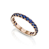 Sapphire Eternity Band