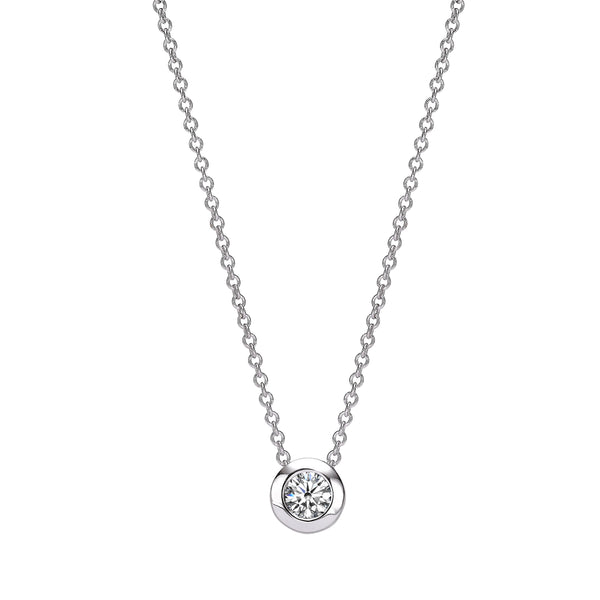 Diamond On A Chain Necklace