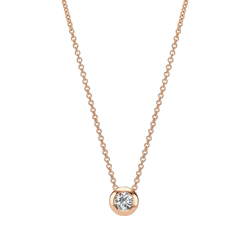 Diamond On A Chain Necklace