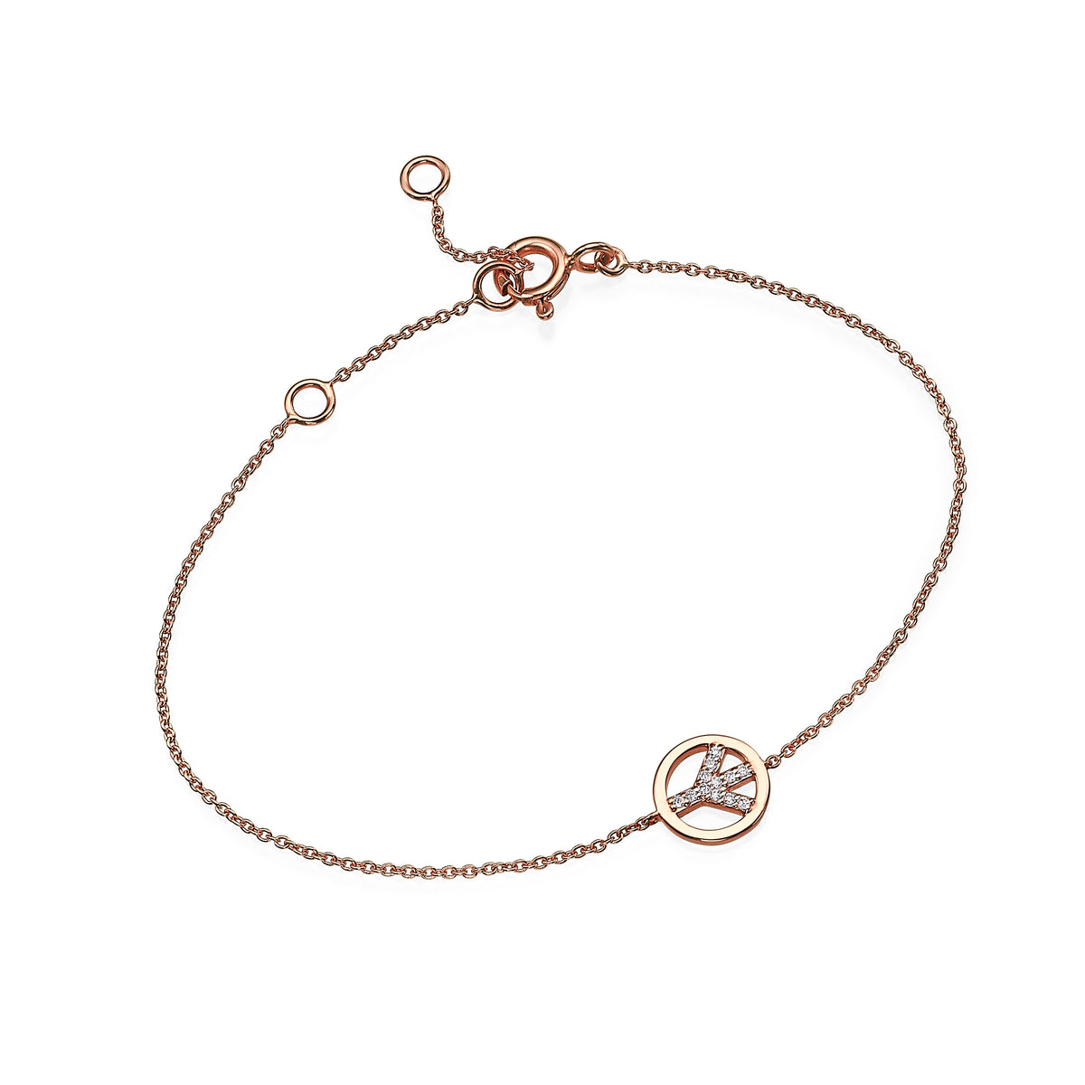 Diamond Peace Bracelet