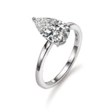 1.5 pear shaped diamond Solitare ring