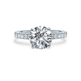Round Solitaire 2ct engagment ring 18K