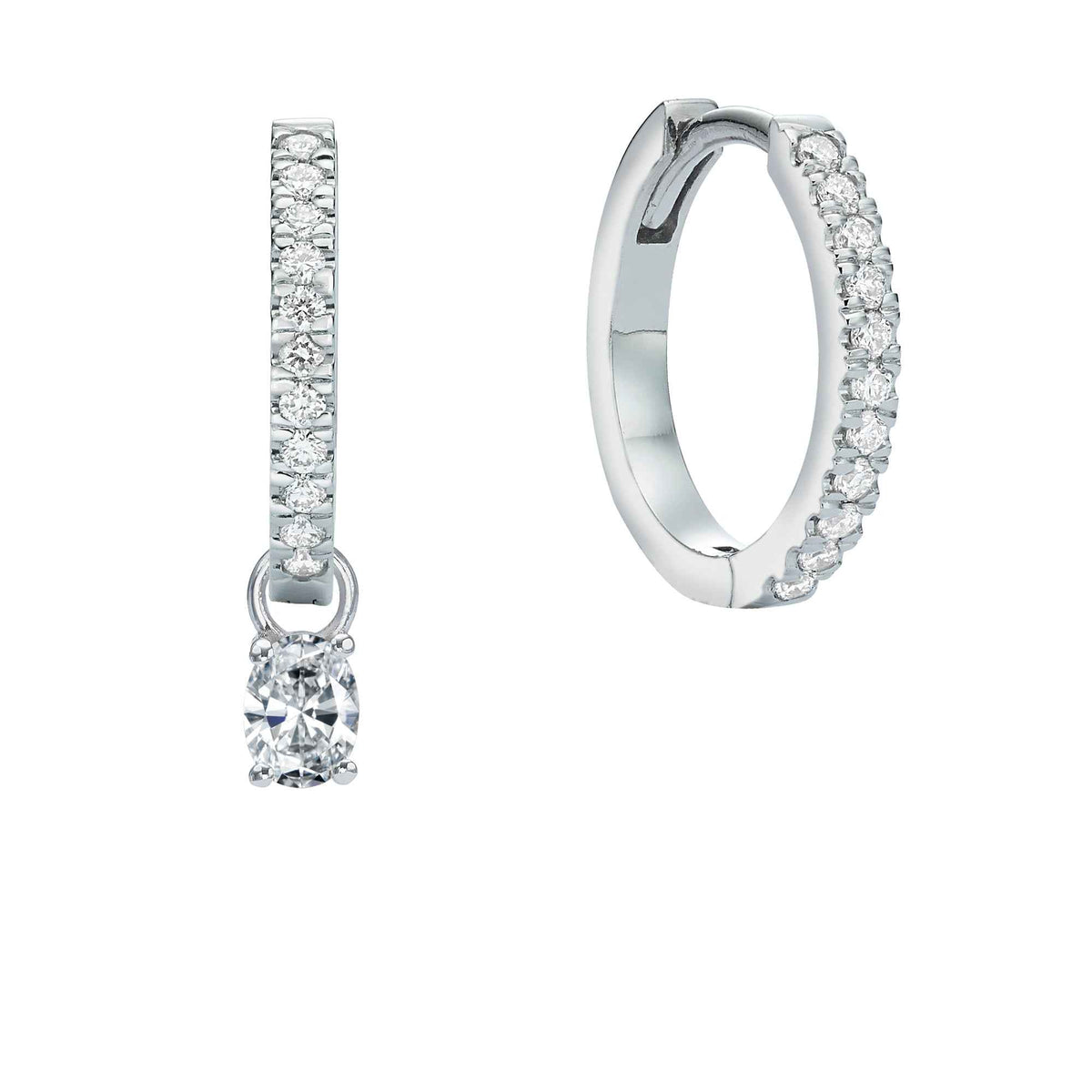 Oval Shape Diamond Attachment