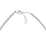 Diamond Tennis Necklace clasp white gold 18k