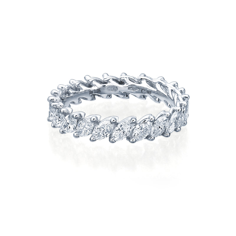 Marquise-Cut Eternity Ring