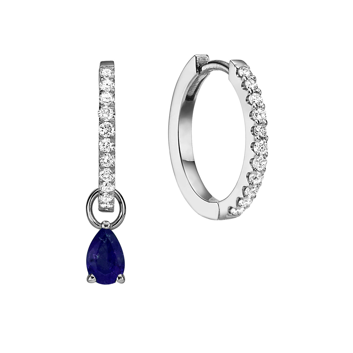 Blue Sapphire Drop Attachment
