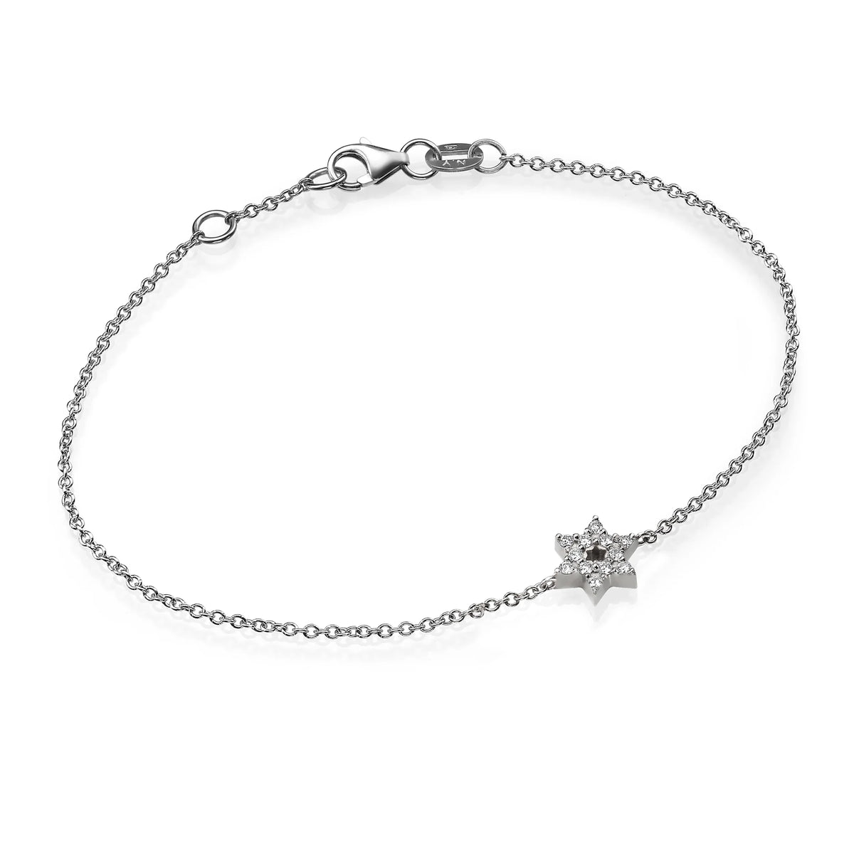 Mini Star of David Bracelet 18K Gold Fine Jewelry