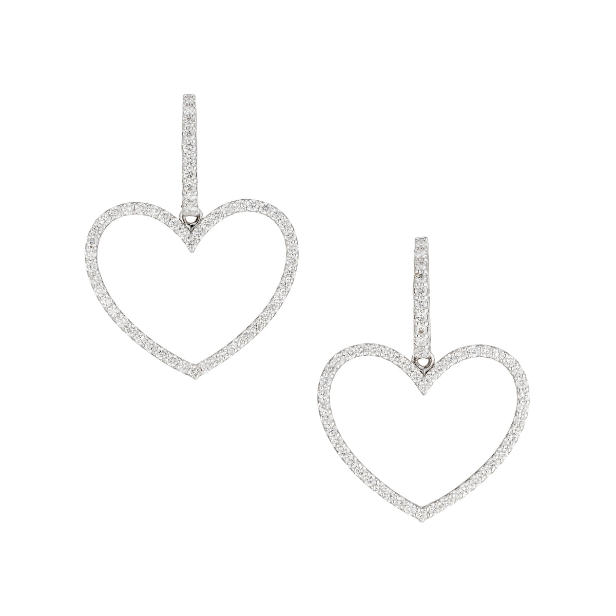 Heart Drop Earrings