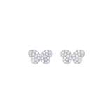 Pave Diamond Butterfy Earrings