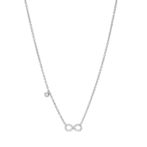 PANDORA Sparkling Infinity Heart Collier Necklace 362666C01-50 | David  Christopher