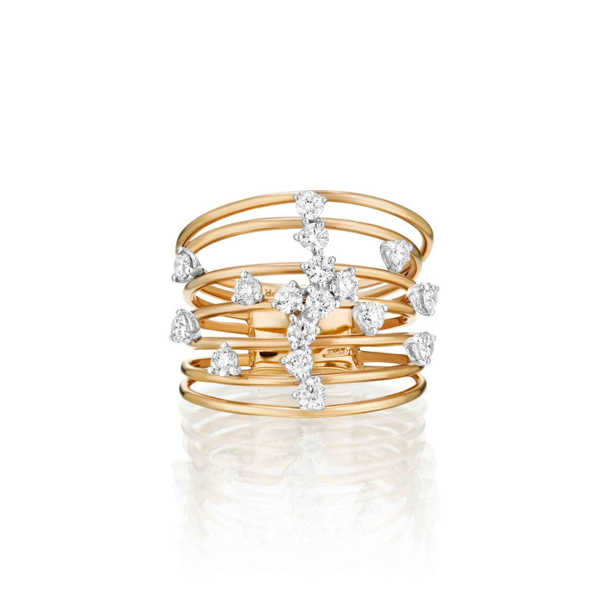 Floating Diamond Ring