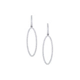 Packshot - Drop Oval Hoops 18K white gold