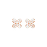 Packshot - Diamond Flowers Earrings rose gold 18K