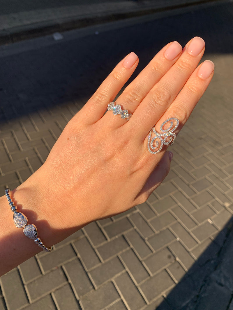 Arabesque Diamond Ring