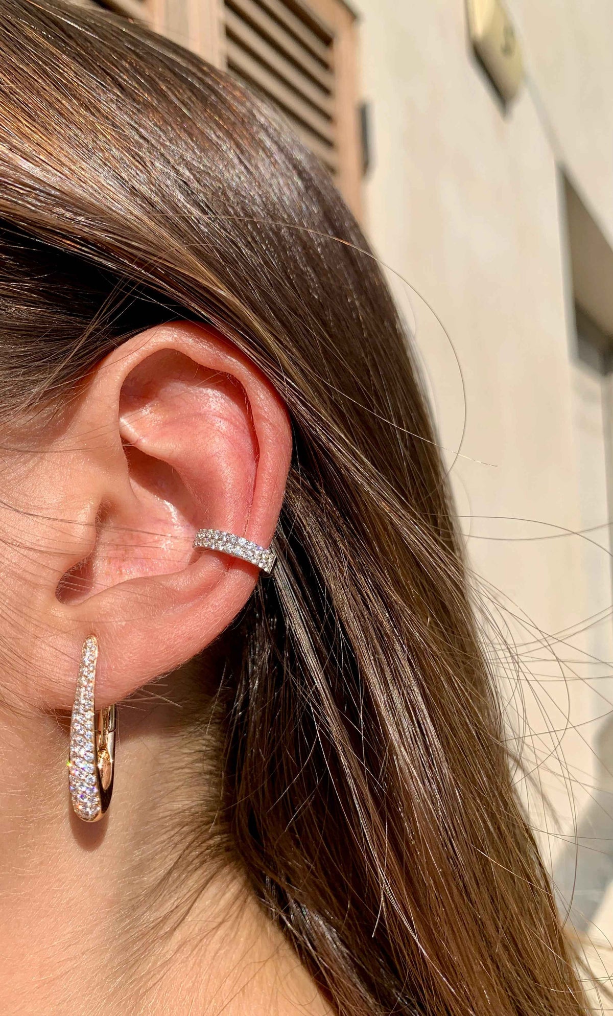 Diamond Half Earcuff