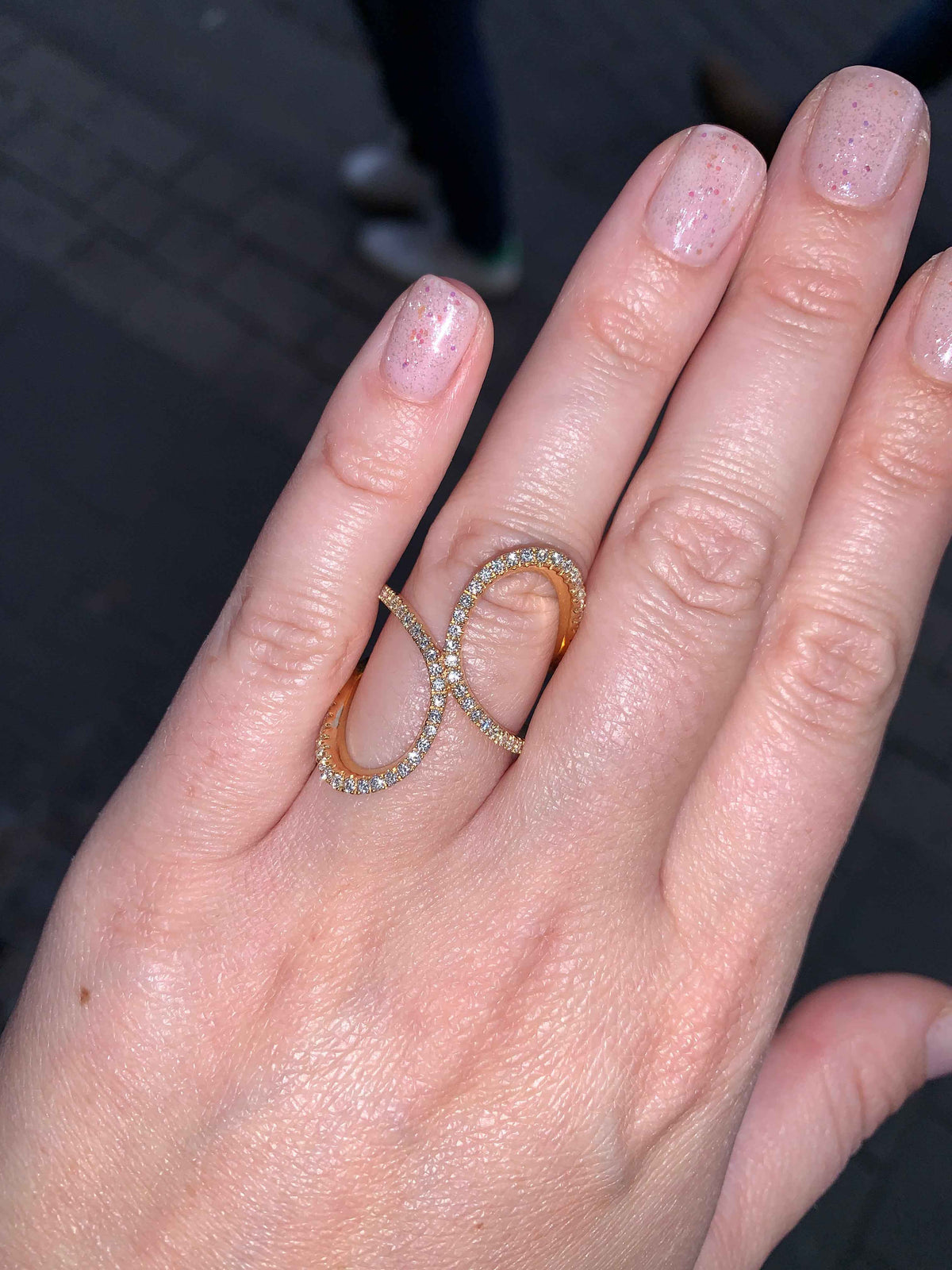 Loop Diamond Ring