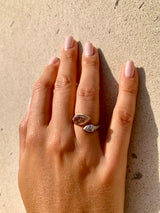 Two Pear Fancy Ring