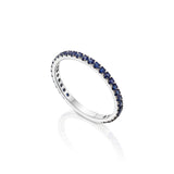 Sapphire Infinity Ring