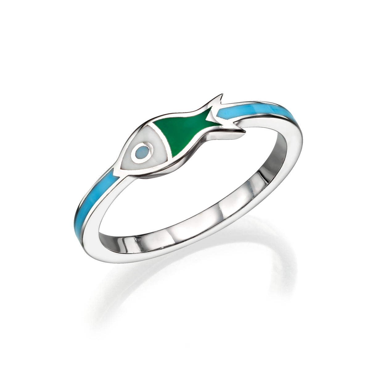Enamel Fish Ring