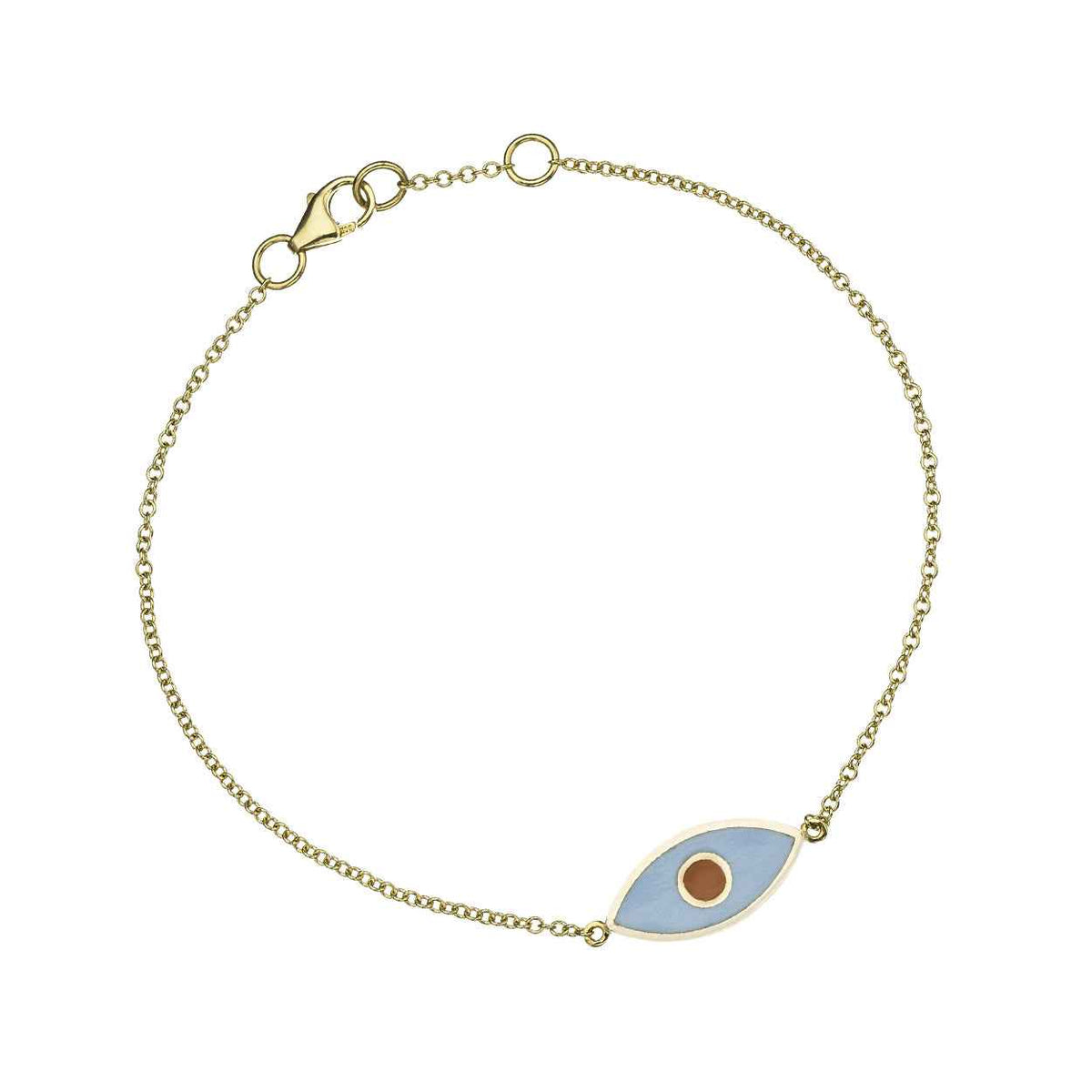 Enamel Evil Eye Bracelet
