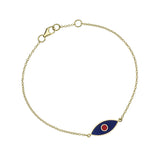 Enamel Evil Eye Bracelet